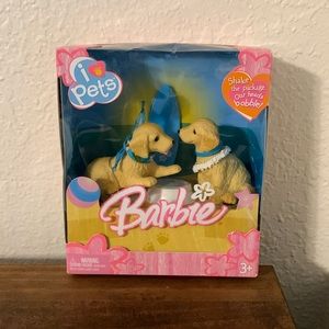 I heart pets, Barbie, dog, bobble heads